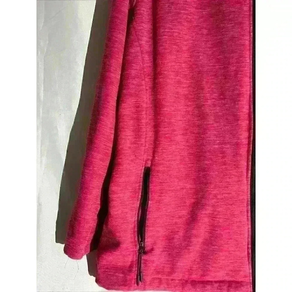 NEW BALANCE Jacket Women's Size 1X Fleece Pink Full Zip Pockets Soft Shell - Picture 3 of 11